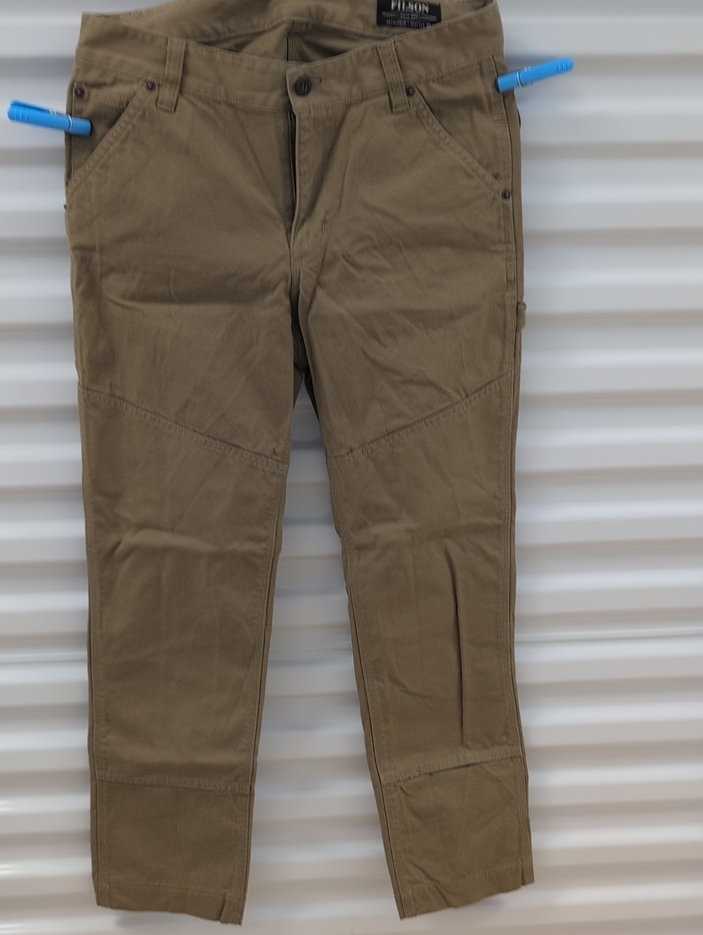 Filson Tan Work Chinos with Reinforced Knees NEW Women's 8